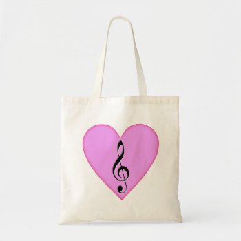 Heart O'g Clef Tote Bag by PocketChangeProHBGPA at Zazzle
