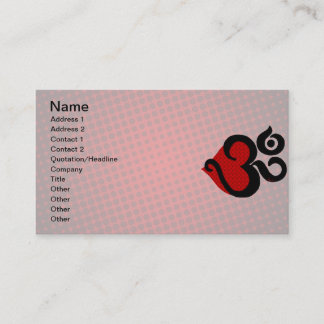 Heart Om Business Cards