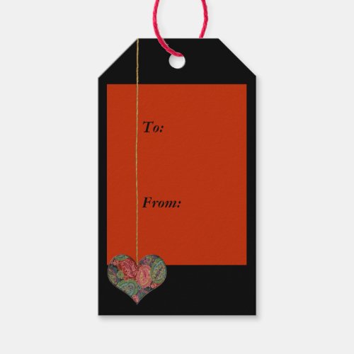 Heart on a String Gift Tags