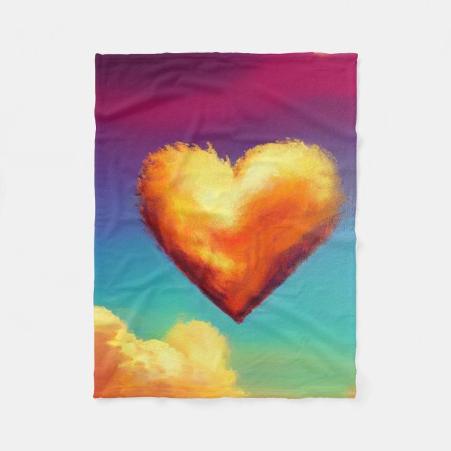 Heart on Fire Blanket (Front)