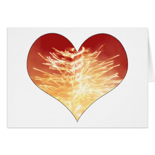 heart on fire cards (Front Horizontal)