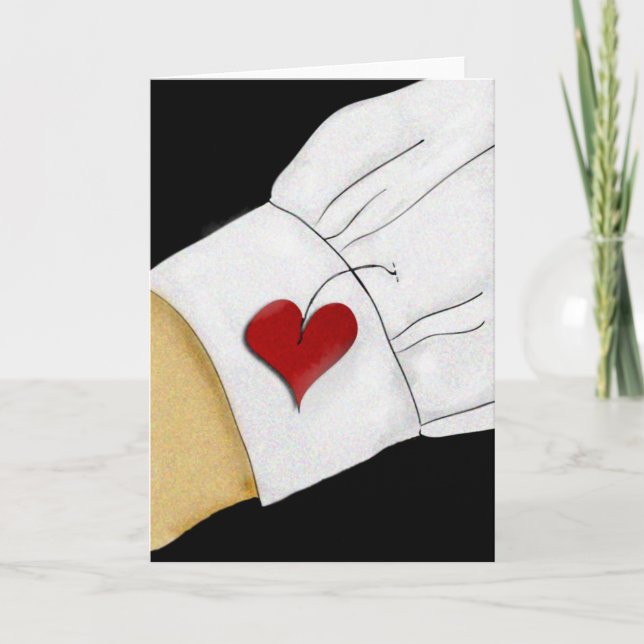 heart on my sleeve holiday card (Front)