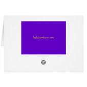 Heart on Pinstripe Cards (Back Horizontal)