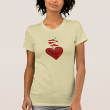 Heart on string happy valentine's day T-Shirt