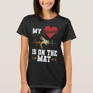 Heart On The Mat  Freestyle Wrestling Sport  Wrest T-Shirt