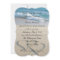 Heart on the Shore Beach Wedding Invitation