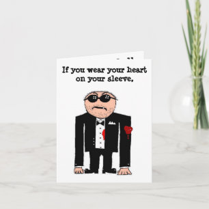 Heart on your sleeve holiday card