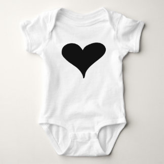 heart onsie baby bodysuit