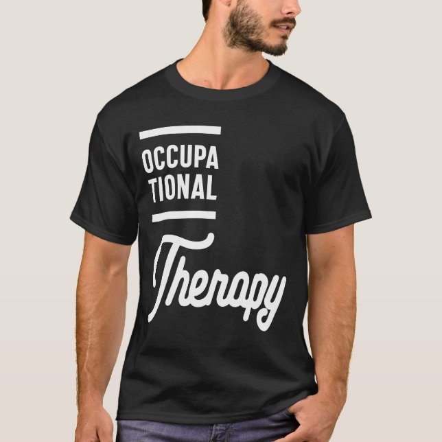 Heart OT Occupational Therapy Therapist T-Shirt (Front)