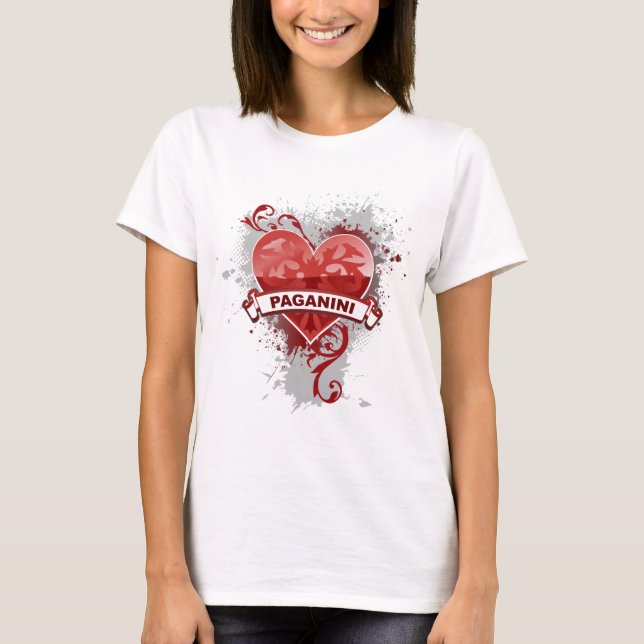 Heart Paganini T-Shirt (Front)