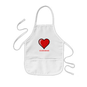 Heart Paint Smock! Kids' Apron