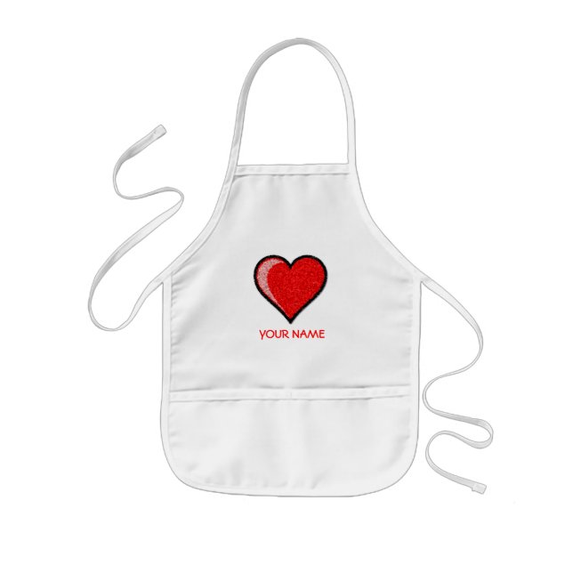 Heart Paint Smock! Kids' Apron (Front)