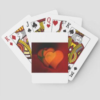 Heart Painting Poker Cards