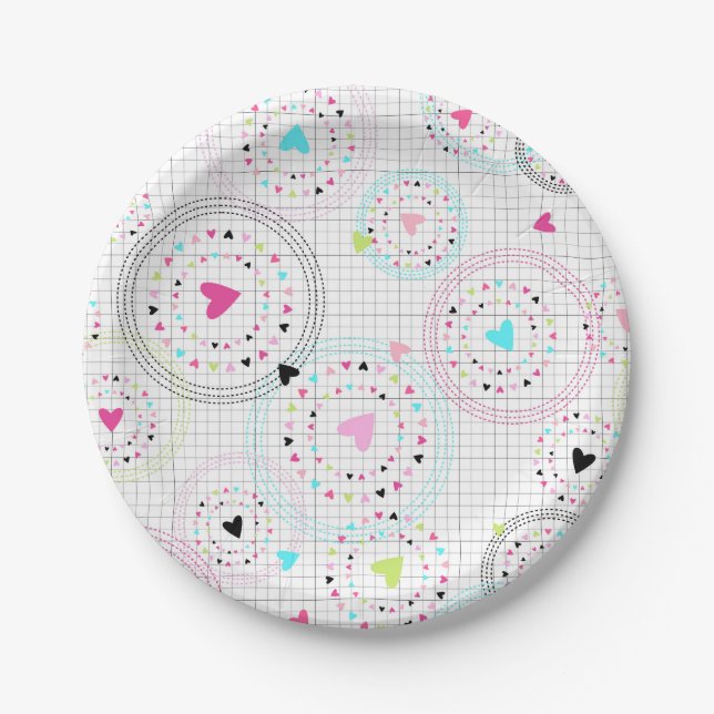 Heart Paper Plates (Front)