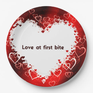 Heart Paper Plates