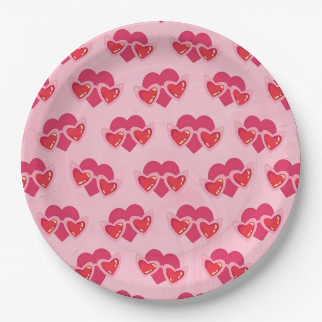Heart Paper Plates (Front)