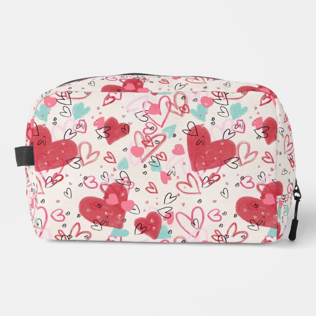 Heart Party Cosmetic Dopp Kit (Front)