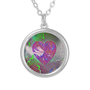 Heart Party Silver Plated Necklace