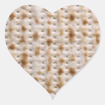 Heart Passover Matzoh Stickers