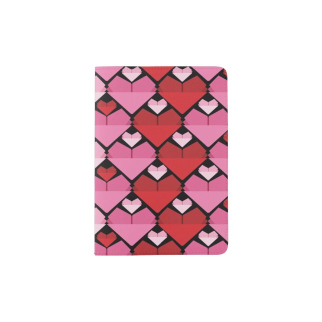 Heart Passport Holder (Front)
