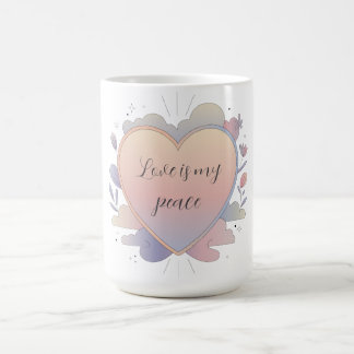 Heart Pastel Illustration Coffee Mug