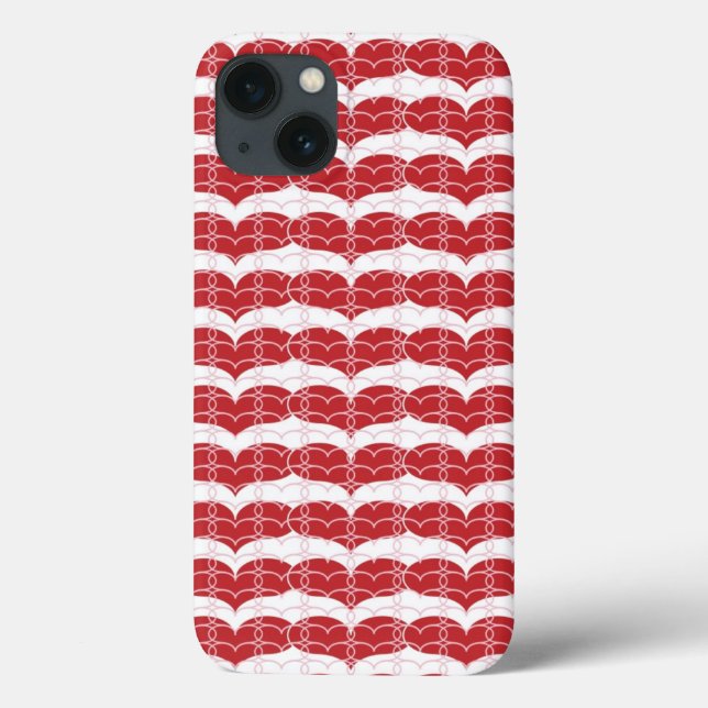 Heart pattern 2 Case-Mate iPhone case (Back)