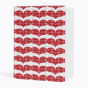 Heart pattern 2 mini binder