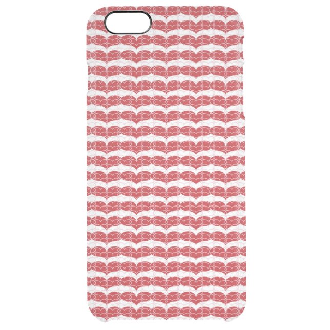 Heart pattern 2 uncommon iPhone case (Back)