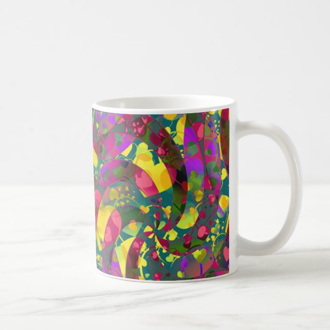 HEART pattern ART 12 Coffee Mug (Right)