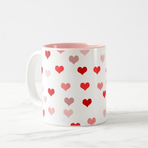 Heart Pattern Coffee Mug