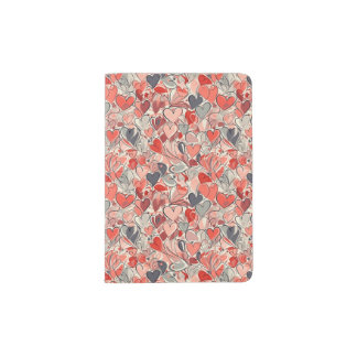 Heart Pattern - Cute and Lovely Valentine's Day Passport Holder