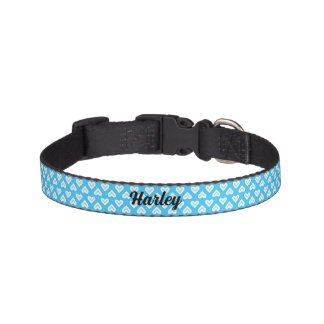 Heart pattern dog collar