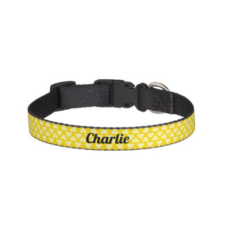 Heart pattern dog collar