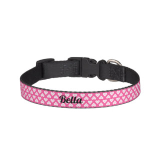 Heart pattern dog collar