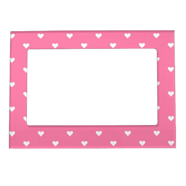 Heart Pattern, For Women & Girls, Valentine's Day Magnetic Frame (Front)