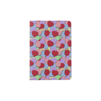 Heart pattern passport holder