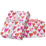 Heart Pattern Red Pink Wrapping Paper