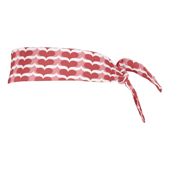 Heart pattern tie headband (Rotate 90)