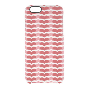 Heart pattern clear iPhone 6/6S case
