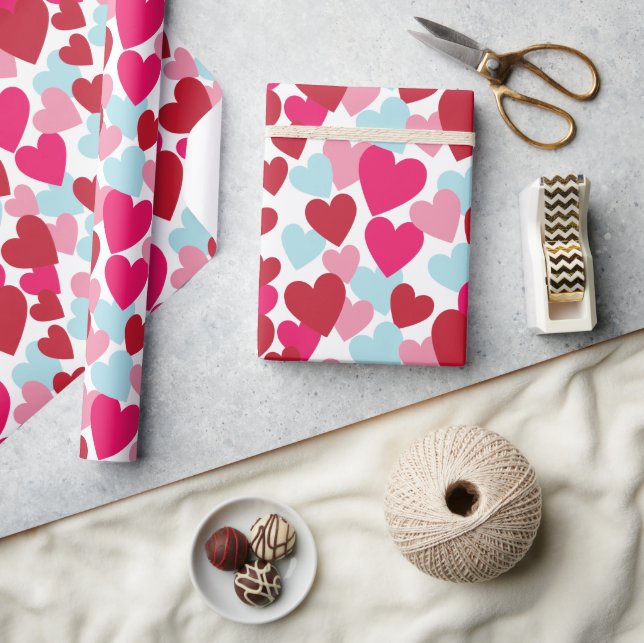 Heart Pattern Wrapping Paper (Crafts)