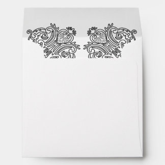 Heart patterned Inside Envelope