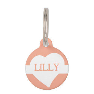 Heart Pet ID Tag