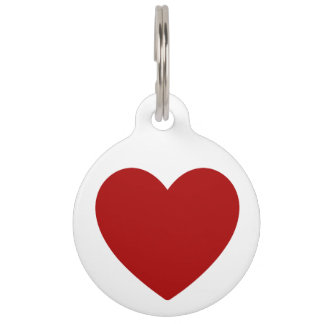 Heart Pet ID Tag