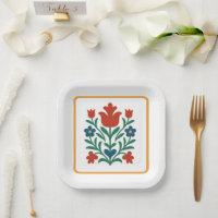 Heart & Petal Floral Folk Art Party
