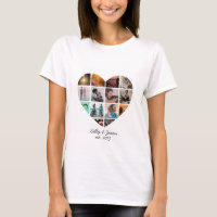 Heart Photo Collage Love Couple Family