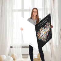 Heart Photo Collage Oversized Editable Birthday