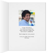 Heart Photo Collage Personalized Script Birthday (Inside (Right))