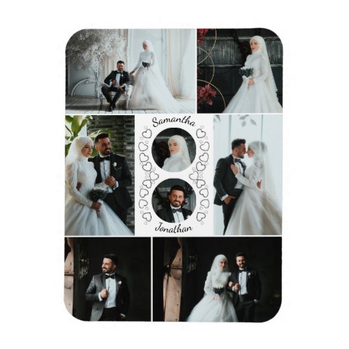 Heart Photo Collage wedding Keepsake