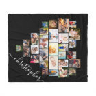 Heart Photo Collage with Script Name