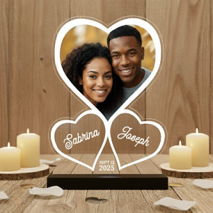 Heart Photo Couple Anniversary Cut Out Picture